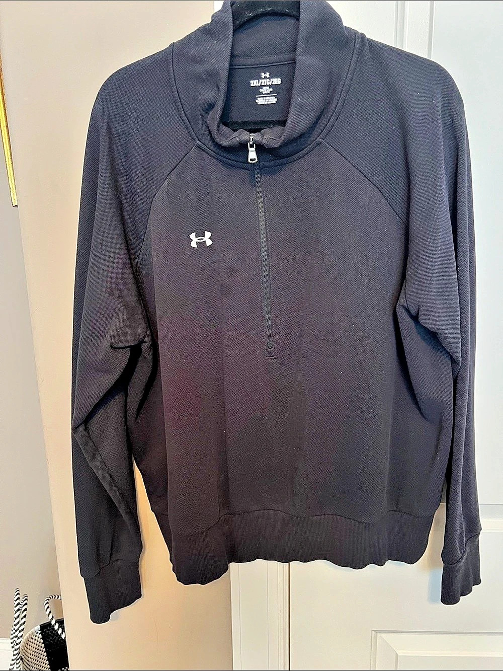 Women’s Under Armour Fleece Quarter-Zip Pullover 2XL Black